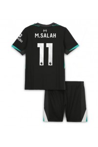 Fotbalové Dres Liverpool Mohamed Salah #11 Dětské Venkovní Oblečení 2024-25 Krátký Rukáv (+ trenýrky)